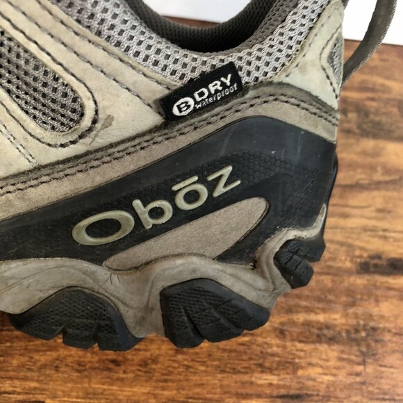 Oboz Sawtooth Boots Womens Size 9.5 Grey Low Hiking Waterproof Shoes UK 7 EU 41 - Picture 10 of 11